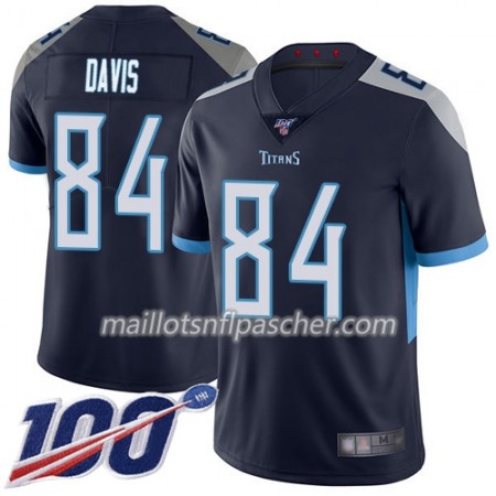 Maillot Tennessee Titans Corey Davis 84 Nike Navy Bleu 100th - Homme